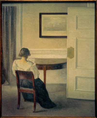 Intérieur, 1893 - Vilhelm Hammershoi